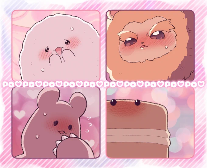 照れ顔男子ズ ぽ♡ぽ♡ぽ♡ 