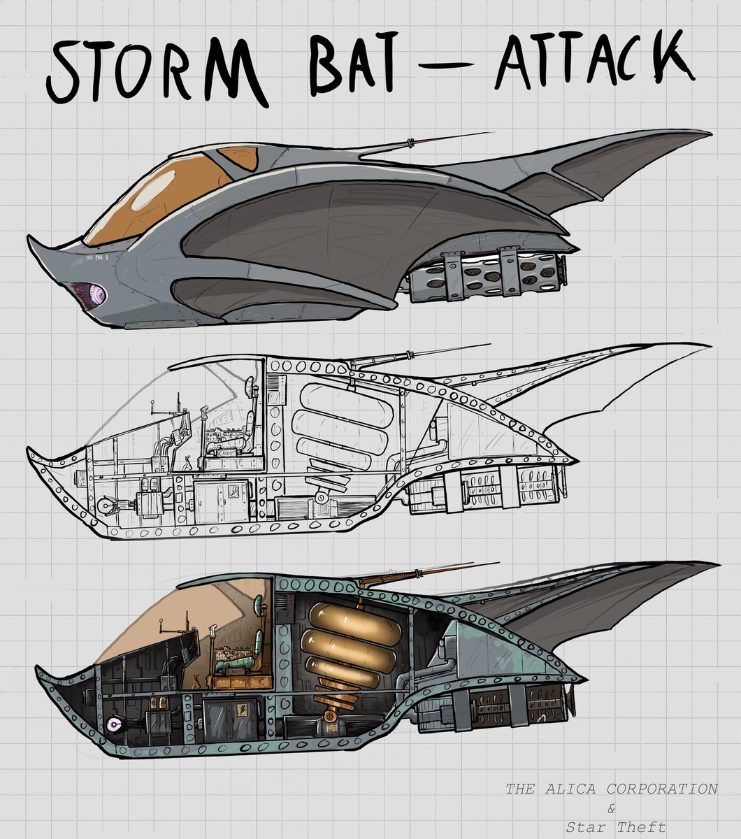 Collab!
Did the shape. Alica did the lines and exterior, i did the interior colouring. I really love this ❤️
#Shipdesign #fantasy #steampunk