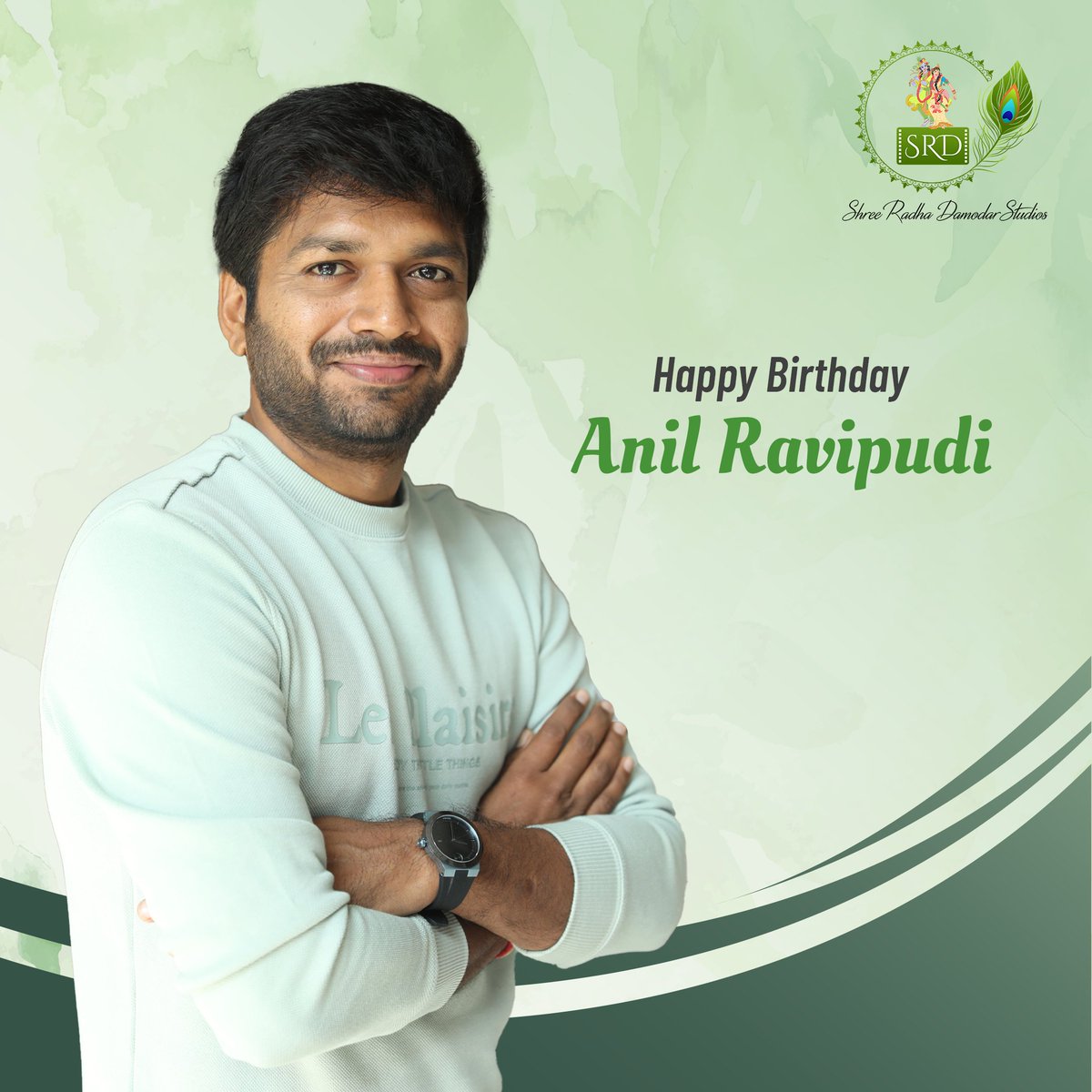 Shree Radha Damodar Studios (@srdstudios_) on Twitter photo Celebrating the visionary behind the laughter and blockbuster moments! 🎥✨
Wishing a very Happy Birthday to the powerhouse of creativity, <a href="/AnilRavipudi/">Anil Ravipudi</a> ! 🌟 May your journey continue to inspire and entertain us with your unique storytelling. 🎂🎉
#HappyBirthdayAnilRavipudi Celebrating the visionary behind the laughter and blockbuster moments! 🎥✨
Wishing a very Happy Birthday to the powerhouse of creativity, <a href="/AnilRavipudi/">Anil Ravipudi</a> ! 🌟 May your journey continue to inspire and entertain us with your unique storytelling. 🎂🎉
#HappyBirthdayAnilRavipudi