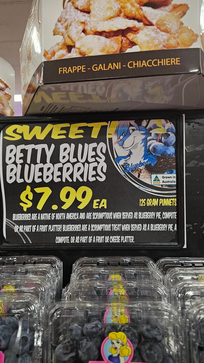 WHO IS THIS??? This is a literal printed sign at a grocery store in Brisbane!!!