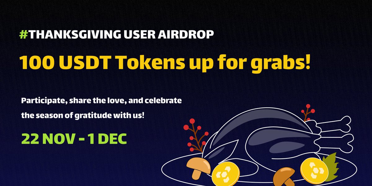 SynboLabs's tweet image. 🚨 Synbo Thanksgiving Campaign Alert! 🦃

Get ready to win 100 USDT by completing the Galex task! 🏆

🔹 How to Participate: 
1️⃣ Check-in for 3 days 
2️⃣ #Intract task link coming soon, stay tuned! 👀

For now, start your check-ins &amp;amp; stay active! 💪

🔗 Join:…
