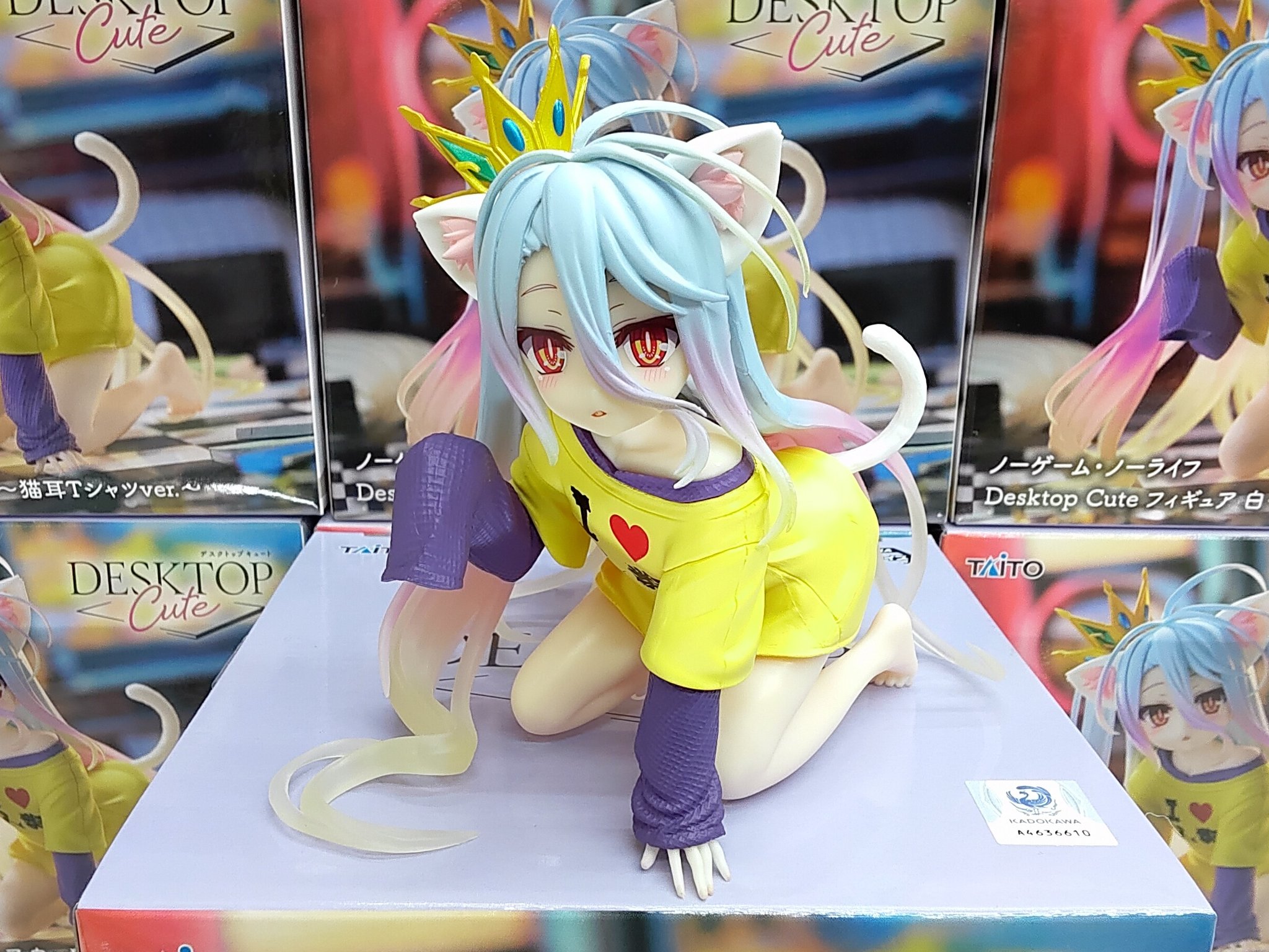 Amazon | ノーゲーム・ノーライフ Desktop Cute フィギュア 白