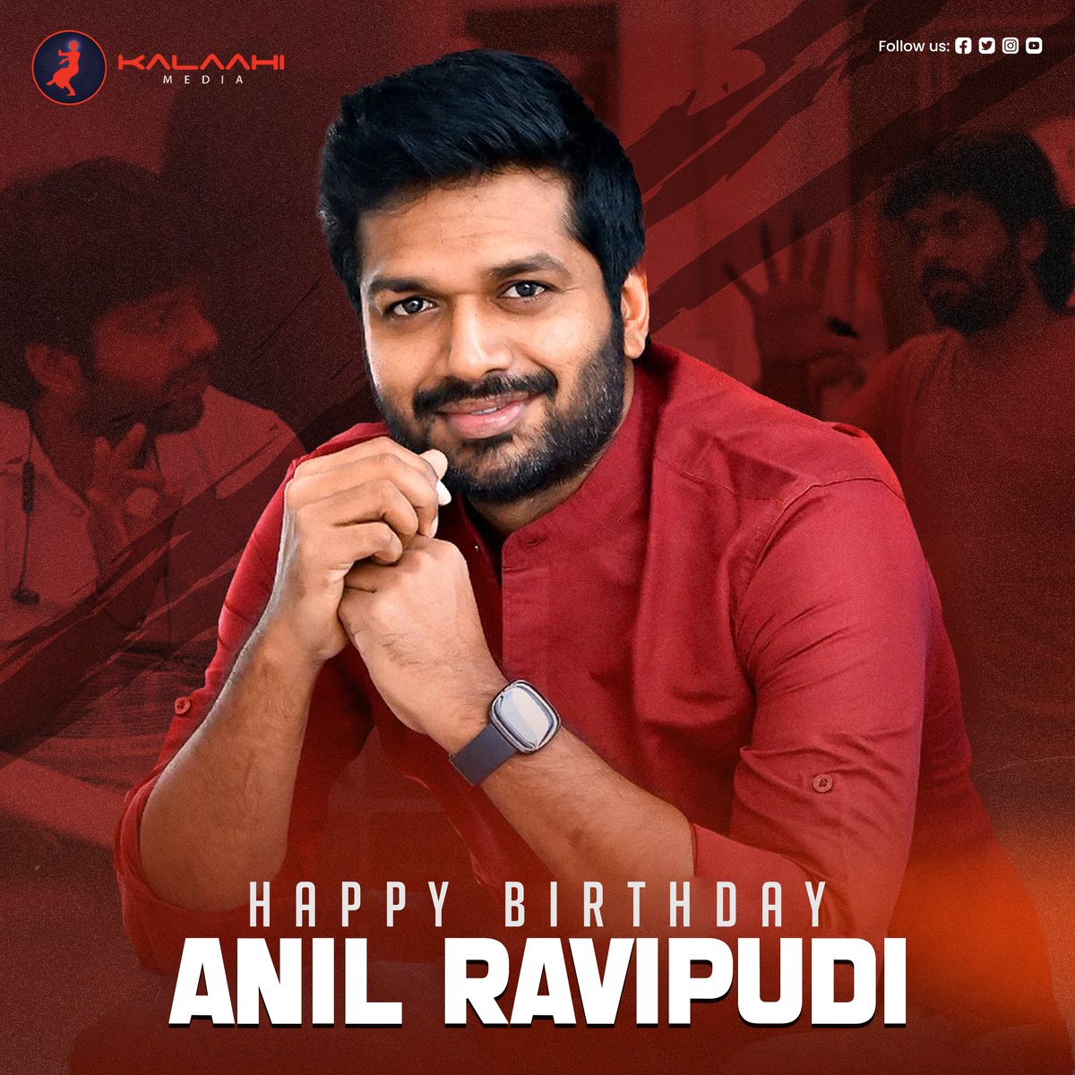 Kalaahi_Media's tweet photo. Here’s to the master of entertainment who redefines storytelling with every film! 🎬💫
Happy Birthday to the dynamic @AnilRavipudi  ! May your creativity know no bounds, and may you keep delivering cinematic gems. 🌟🎂

#AnilRavipudi #KalaahiMedia #BirthdayWishes https://t.co/qYvIFK6qaM