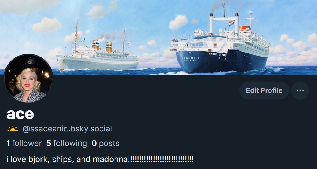 hi im on bluesky now since this app is going to hell