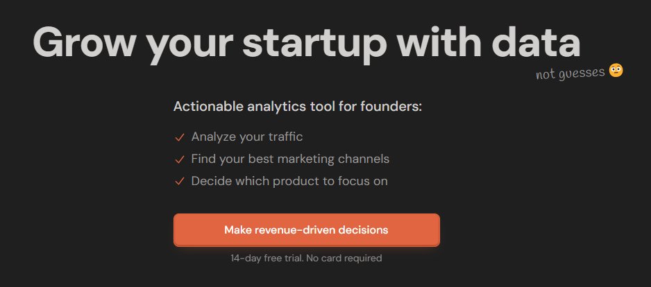 scoopermiller's tweet image. As a Bubble dev, I learned to mimic designs you like. 

Today&apos;s design mimic is brought to you by @marc_louvion and @DataFast_ 

#bubbledev #bubbleio #nocode #indiehacker #startup #founder