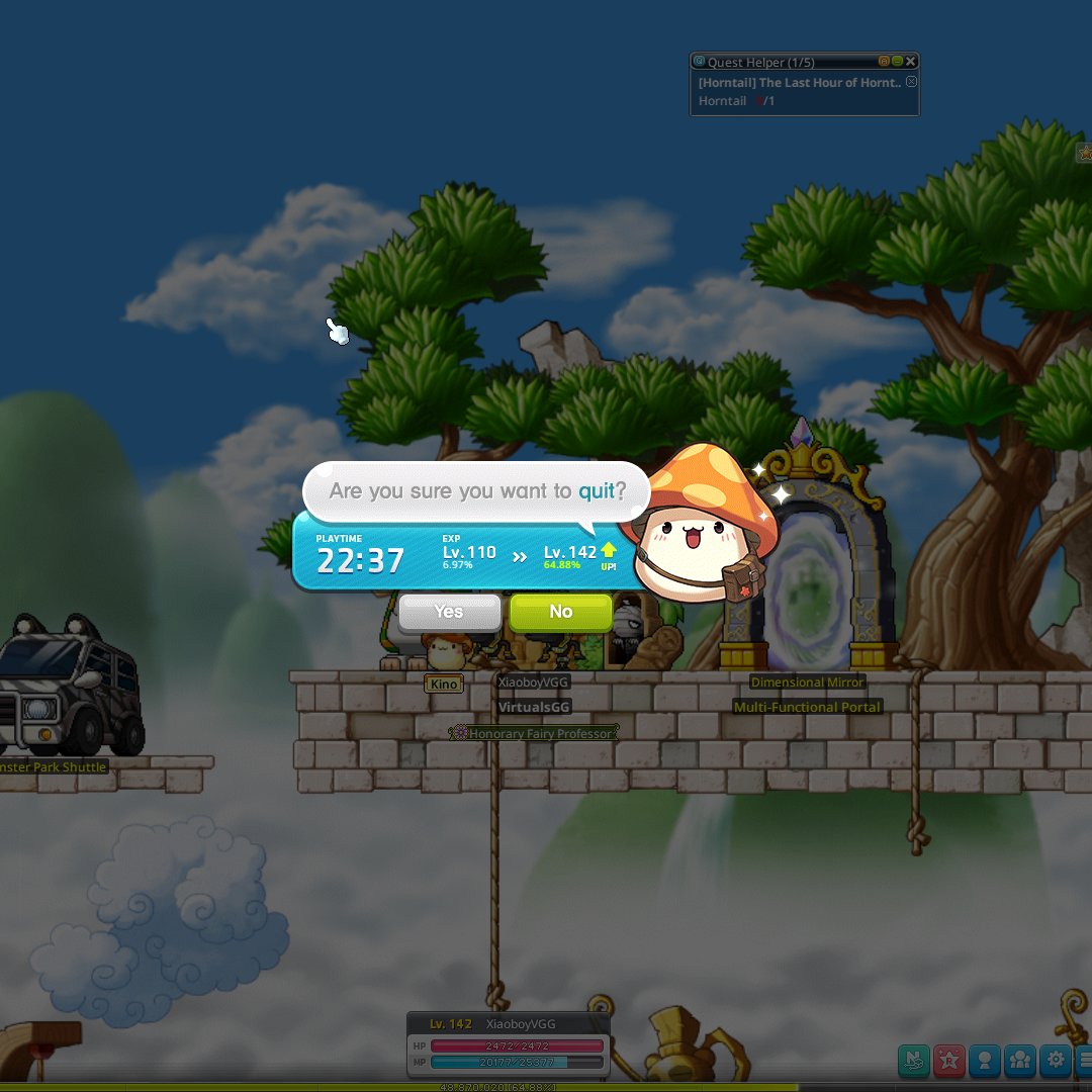 True gamers belike.
<a href="/MaplestoryU/">MapleStory Universe</a>