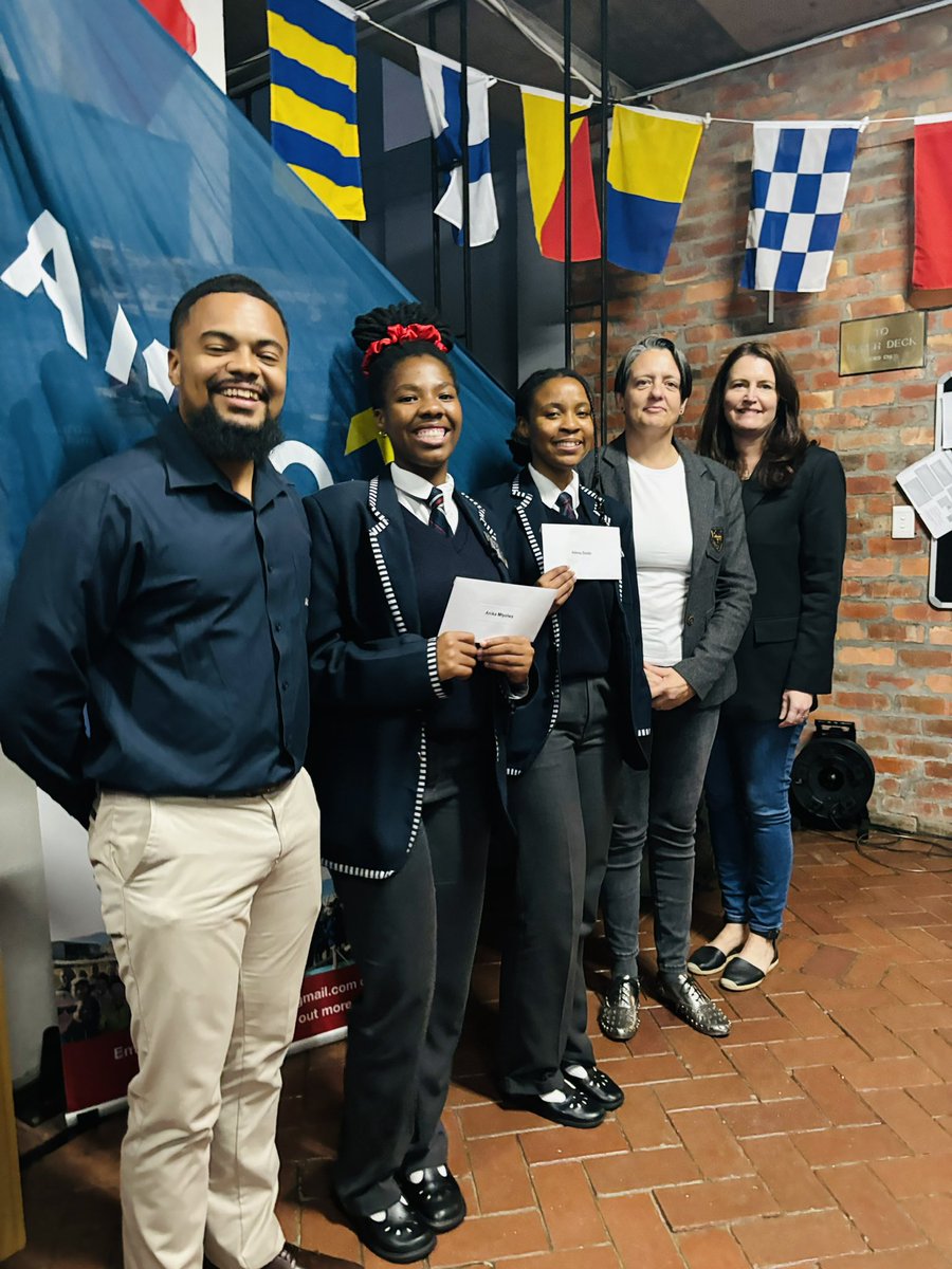 As the leading employer of SA seafarers, we are encouraged by those who see a future for themselves in the maritime industry. At the annual Awards Ceremony at <a href="/LawhillMaritime/">Lawhill Maritime</a> Centre, we presented bursaries to 2 deserving candidates. #empoweringpeople #maritime #futureseafarers