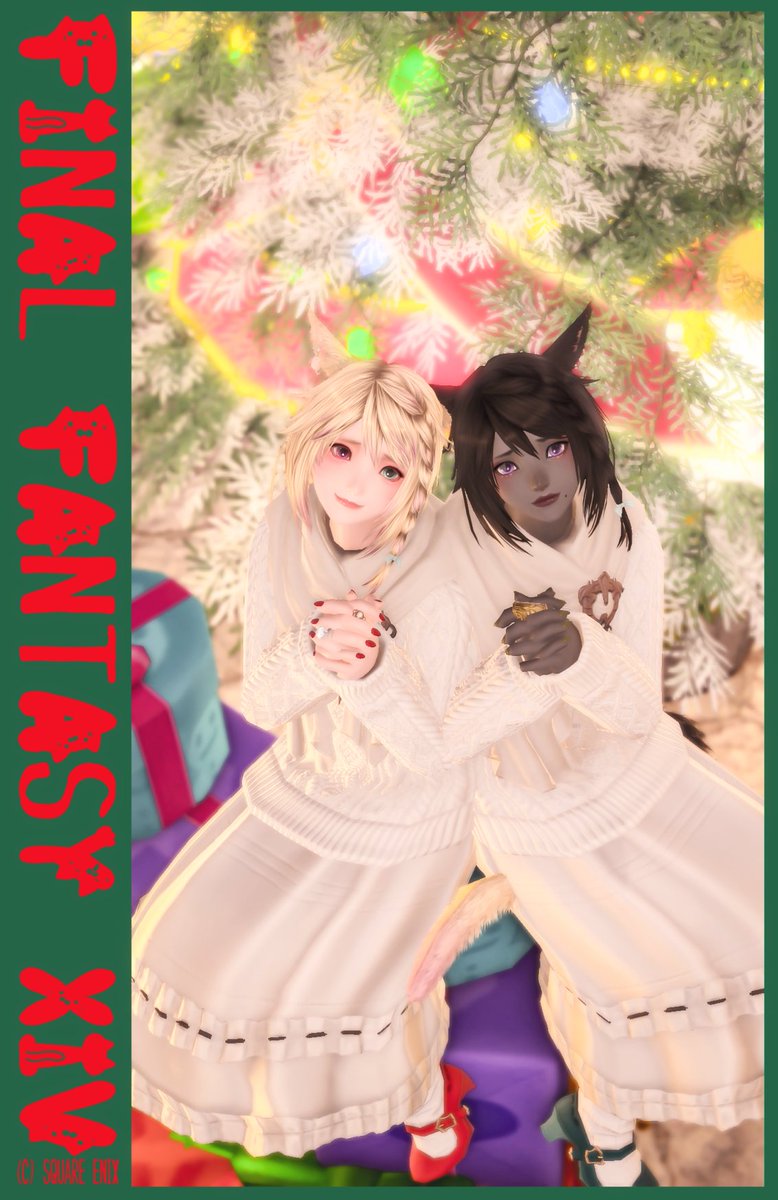 dqx_pochi's tweet photo. おぁよฅ/ᐠ｡ ̮｡ᐟ\ฅ

真っ白コーデ👗💞
ツリーが街にいっぱい置いてあってクリスマスデートな気分を楽しみめましたー🎶
こんないっぱいのクリスマスプレゼント貰ってみたいなぁ🥴

🏷 #studio_EMARU
#FF14 #おはミコ #ミコッテ https://t.co/glg7FCx9dN