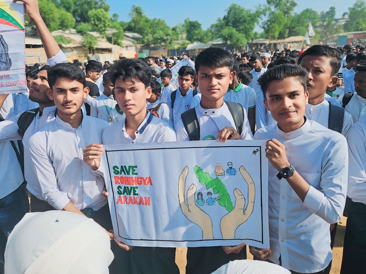 RohingyaS42887's tweet photo. Rohingya Youths Movement for Arkhen. https://t.co/MjZyLmS1t3