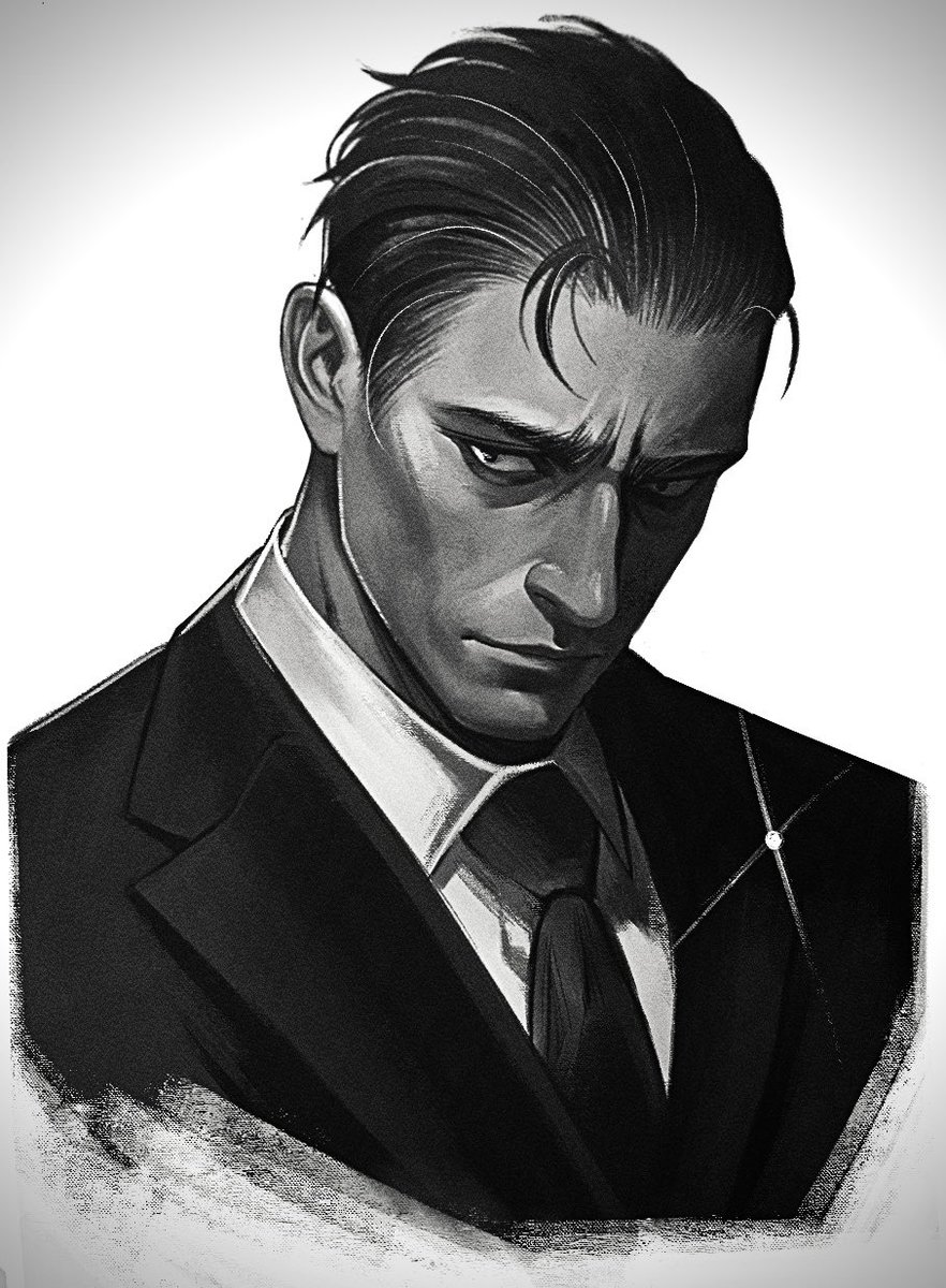 itsiitsubox's tweet image. I try to draw Higuruma in semi realistic style.. #JujutsuKaisen