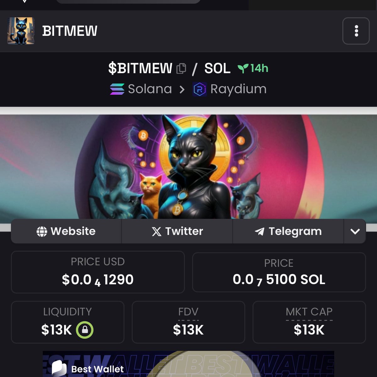 bitmew13's tweet photo. This dip is your advantage guys, trending is live 

We’re about to send really hard

Gay a bag now and hold!!

HRxVS2svMxeNXvXvSCALwQq15bwbbLWp8UtvNq5HSfc5 https://t.co/AgZraQCC6R