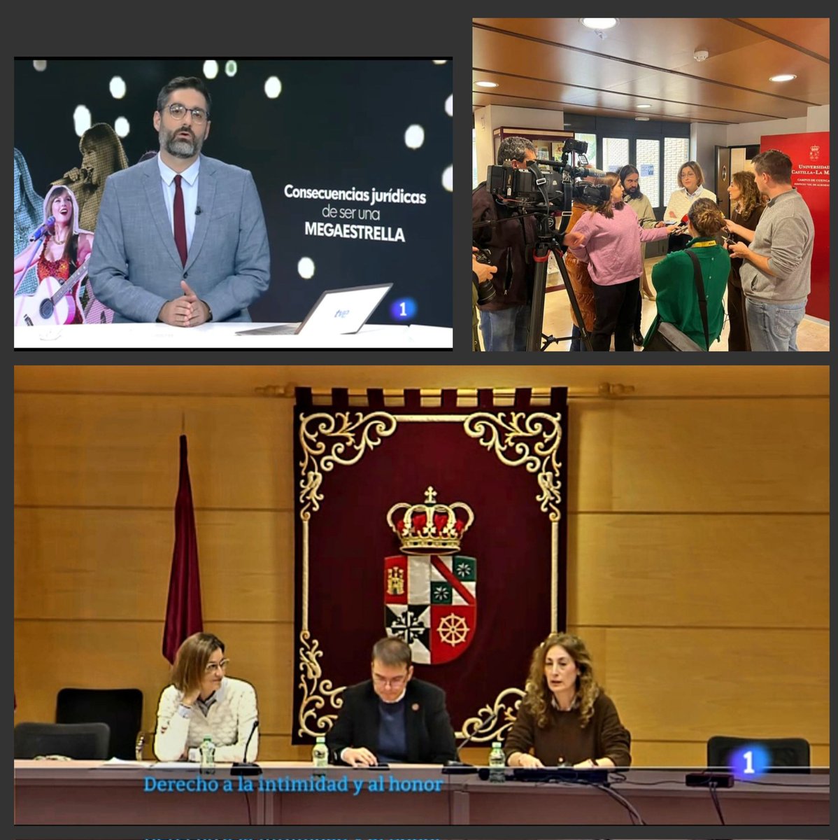 Gran interés suscitado por la Jornada "Consecuencias jurídicas
de ser una megaestrella: a propósito
del fenómeno Taylor Swift", organizada en <a href="/fccsscuenca/">Ciencias Sociales CU</a> <a href="/uclm_es/">Universidad de Castilla-La Mancha</a> por las profesoras <a href="/L_Sales_P/">Lorena Sales 💙 💚</a>, Pilar Molero y <a href="/MNievesPachecoJ/">M.Nieves Pacheco Jiménez</a>