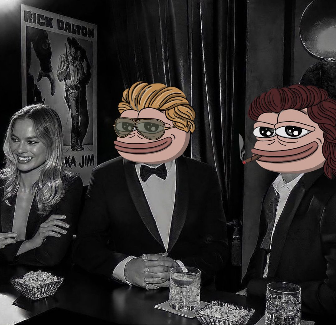 Rubbing elbows with #MargotRobbie!🍸😏 Manifesting that #WolfOfWallStreet energy! $GENTS #Degents #DegenToGent #MemeCoinMoments #NightOutVibes