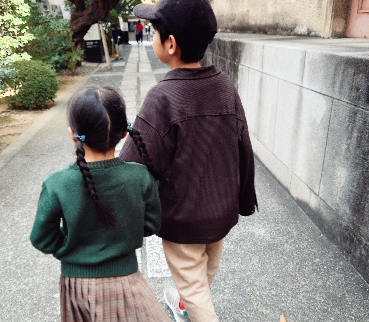 秋色な兄妹🫶