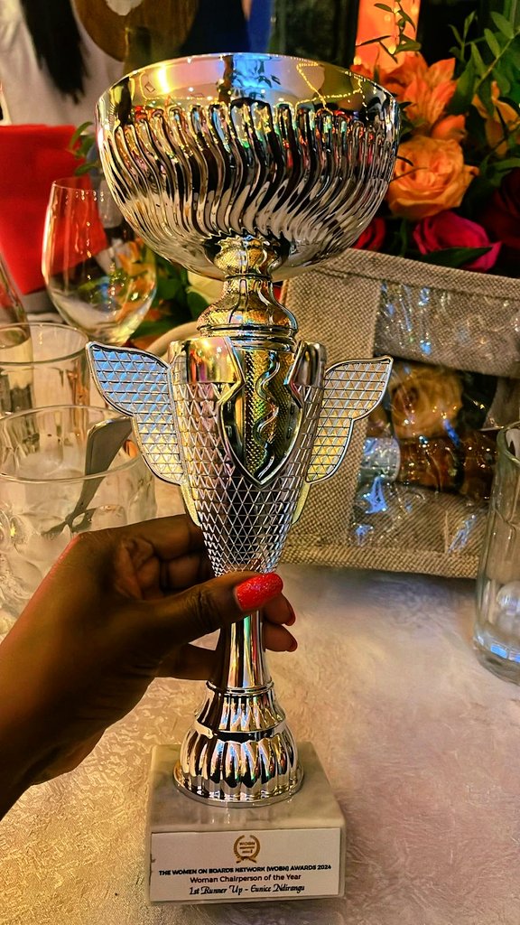 Congratulations to our Chairperson <a href="/DrENdirangu/">Eunice Ndirangu-Mugo</a> was awarded First Runner-Up for Woman Chairperson of the Year 2024 at the Women on Boards Network (WOBN) Awards held last night.

This well-deserved recognition highlights her exceptional leadership in advancing good governance.