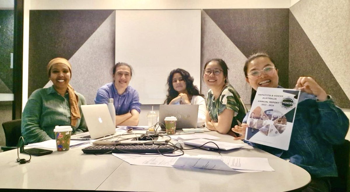 Hepatitis B Voices Australia (@hepbvoices_au) on Twitter photo Tackling Stigma Conference in Sydney (21-22 Nov): Our team A/Pro Thomas Tu presented on improvement of hepatitis B treatment participation and monitoring, while Lien Tran participated in a thought-provoking discussion on stigma-fighting measures. Great year-end F2F Board meeting! Tackling Stigma Conference in Sydney (21-22 Nov): Our team A/Pro Thomas Tu presented on improvement of hepatitis B treatment participation and monitoring, while Lien Tran participated in a thought-provoking discussion on stigma-fighting measures. Great year-end F2F Board meeting!