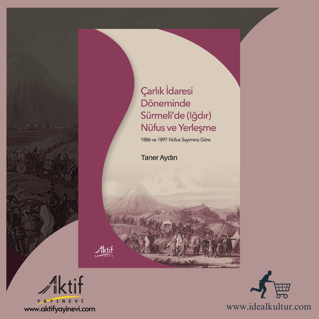 Çarlık İdaresi Döneminde Sürmeli'de Nüfus ve Yerleşme

Taner Aydın

Online Satış: idealkultur.com/carlik-idaresi…

#Çarlık #Çarlıkİdaresi #Sürmeli #Nüfus #Iğdır #YeniKitap