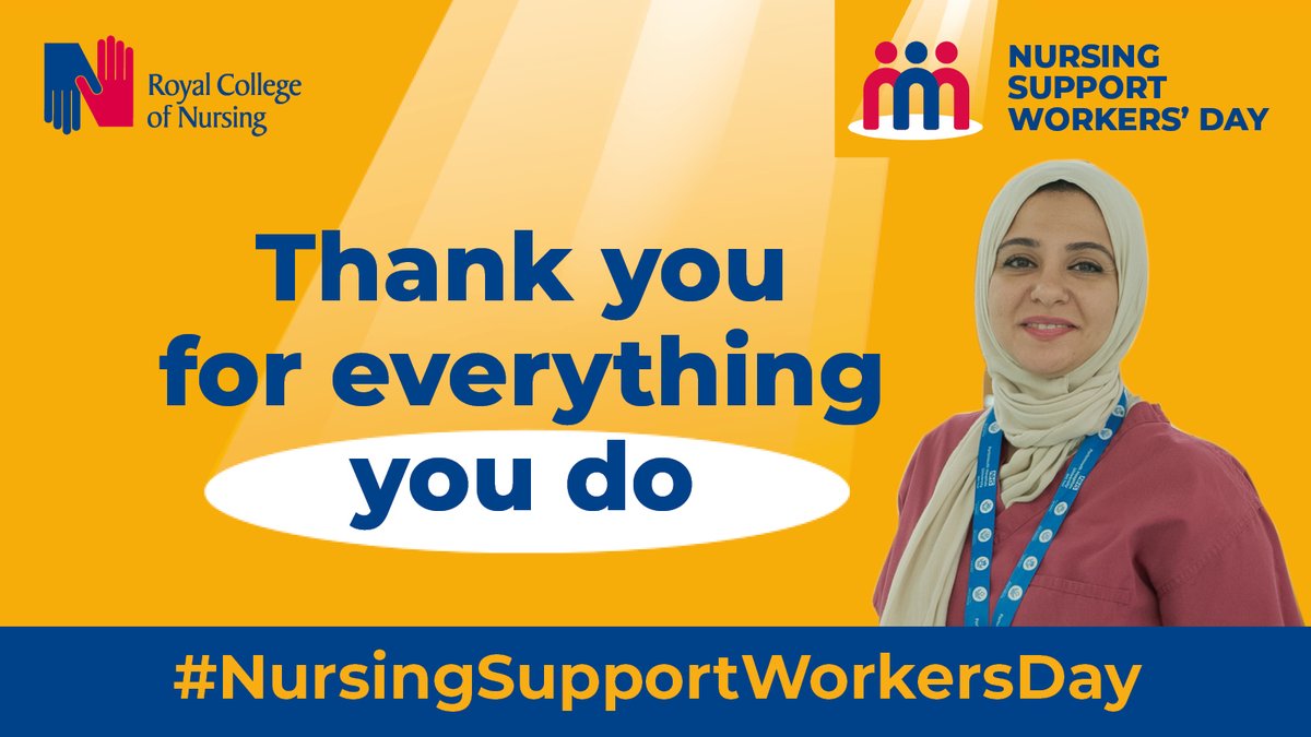 Happy #NursingSupportWorkersDay! 

A huge thank you to all the incredible nursing support workers across London who are vital to health and care in the capital. 

We celebrate you and the importance of your role in the nursing team.