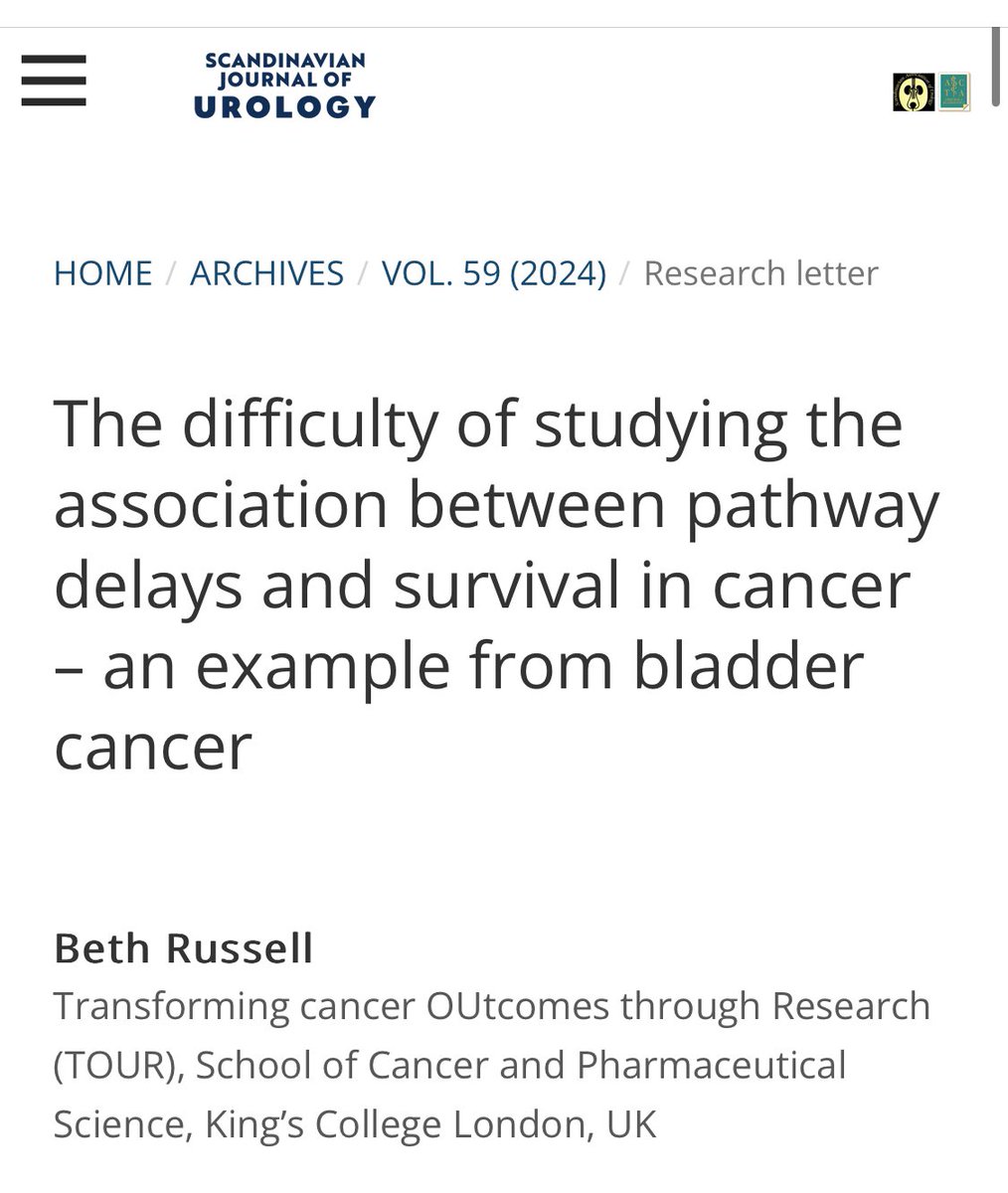 Scandinavian Journal of Urology tweet media