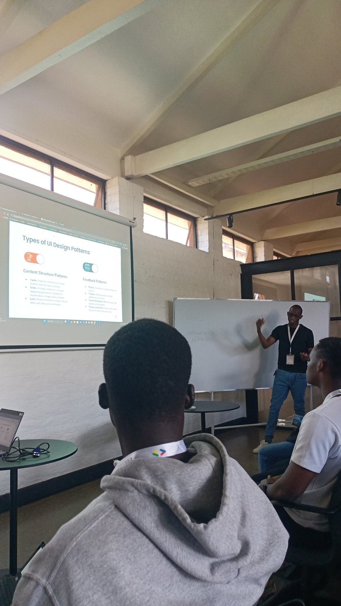 Grateful for the insightful session on UI design patterns at #DevFestRiftValley

<a href="/Slonetech/">acuM3n_11</a> @jm_ngandu 

<a href="/WTM_Eldoret/">WTM Eldoret #RedefinePossible</a> <a href="/gdgeldoret/">GDG Eldoret</a> #DevFestRiftValley #DevFest2024