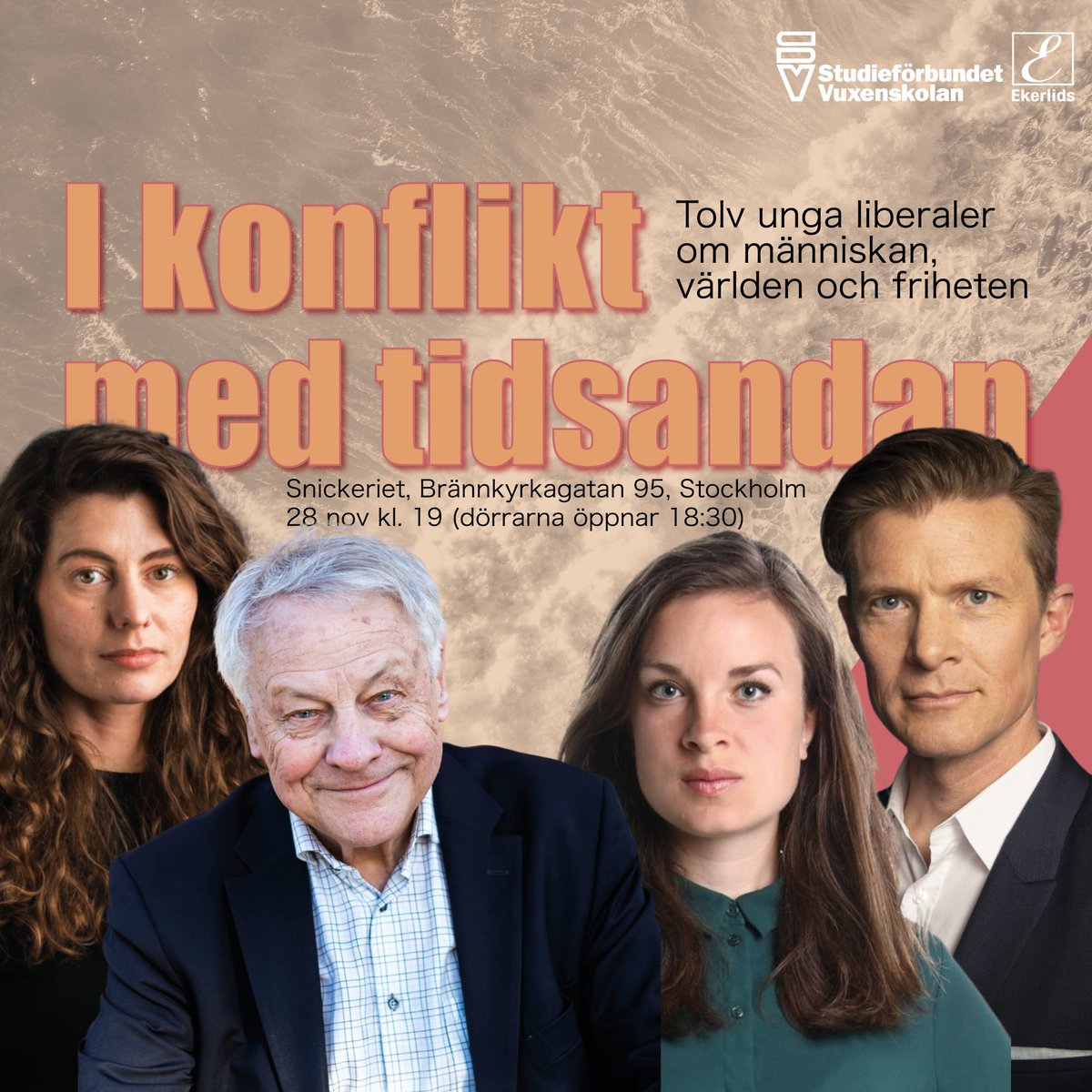 Vår bok "I konflikt med tidsandan" lanseras på torsdag och kommenteras av Johan Norberg, Bengt Westerberg och Matilda Molander i en panel modererad av Johanna Grönbäck. Kom och hör deras tankar om liberalismens framtid!

Anmäl dig innan platserna tar slut: sv.se/kurser-och-eve…