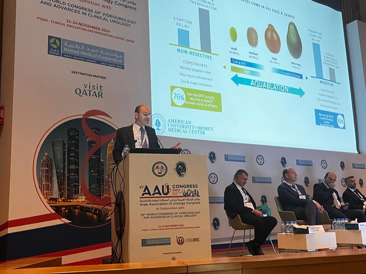 Albert El Hajj, MD (@dralbert) on Twitter photo Thank you #AAU2024 #Doha for the invitation to talk about #Aquablation, the robotic automated waterjet therapy to treat #BPH that we launched in #Lebanon 🇱🇧 and the #MENA region in March 2018. <a href="/AUB_FM/">Faculty of Medicine</a> <a href="/AUB_Lebanon/">American University of Beirut</a> <a href="/AUBMC_Official/">American University of Beirut Medical Center</a> Thank you #AAU2024 #Doha for the invitation to talk about #Aquablation, the robotic automated waterjet therapy to treat #BPH that we launched in #Lebanon 🇱🇧 and the #MENA region in March 2018. <a href="/AUB_FM/">Faculty of Medicine</a> <a href="/AUB_Lebanon/">American University of Beirut</a> <a href="/AUBMC_Official/">American University of Beirut Medical Center</a>