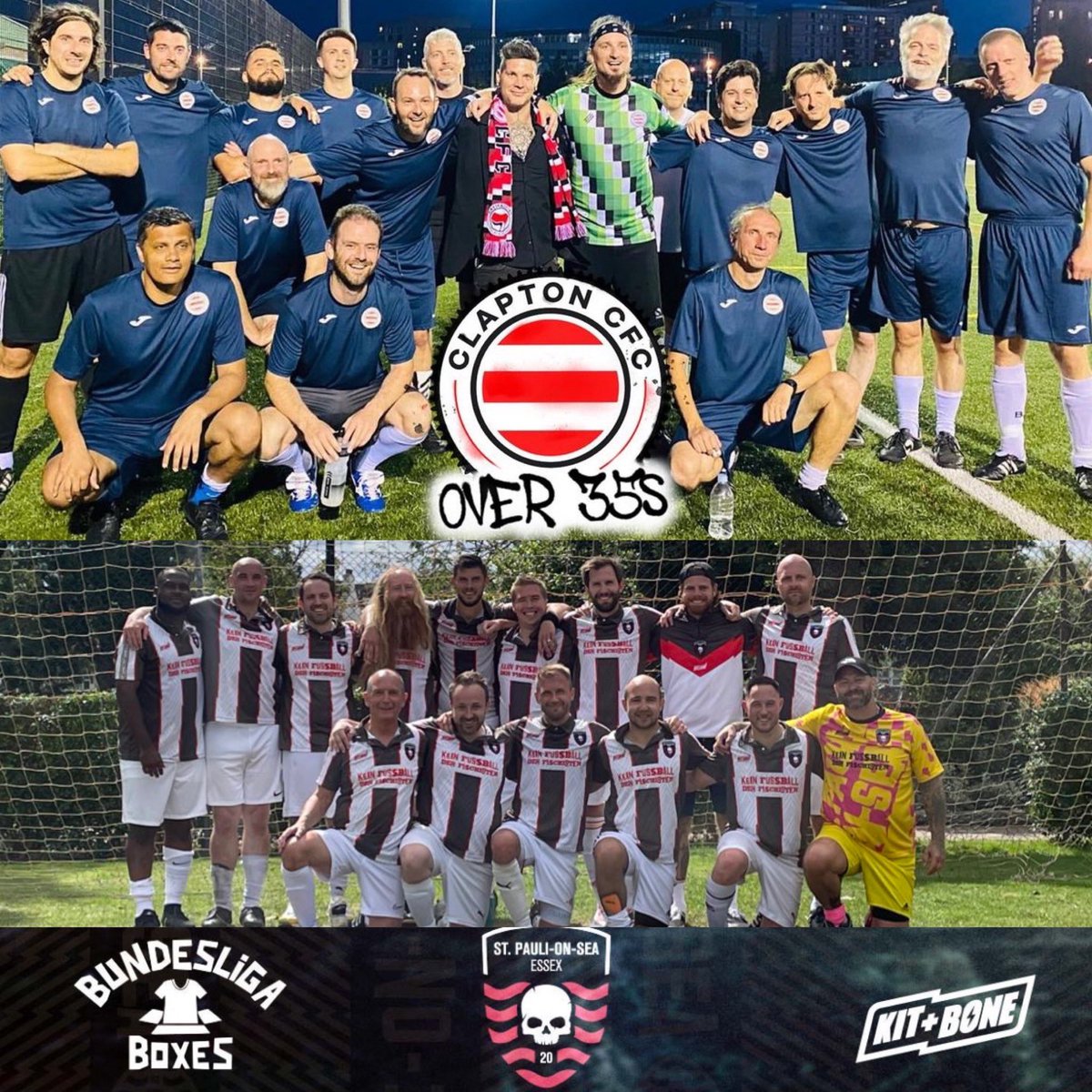 StPauliOnSea (@stpaulionsea) on Twitter photo 🚨2 WEEKS TODAY
⚽️ V <a href="/ClaptonCFC/">Clapton CFC</a> Over35s
🏟️ <a href="/walthamstowfc/">Walthamstow Football Club</a>
📅 7/12 12pm KO
👊 benefitting <a href="/magpieprojectuk/">The Magpie Project</a>
REPOSTS APPRECIATED
Please support if you’re able to👇
justgiving.com/page/sposclapt…
#fcsp #Clapton <a href="/kitandbone/">kitandbone</a> <a href="/BundesligaBoxes/">BundesligaBoxes</a> 🚨2 WEEKS TODAY
⚽️ V <a href="/ClaptonCFC/">Clapton CFC</a> Over35s
🏟️ <a href="/walthamstowfc/">Walthamstow Football Club</a>
📅 7/12 12pm KO
👊 benefitting <a href="/magpieprojectuk/">The Magpie Project</a>
REPOSTS APPRECIATED
Please support if you’re able to👇
justgiving.com/page/sposclapt…
#fcsp #Clapton <a href="/kitandbone/">kitandbone</a> <a href="/BundesligaBoxes/">BundesligaBoxes</a>