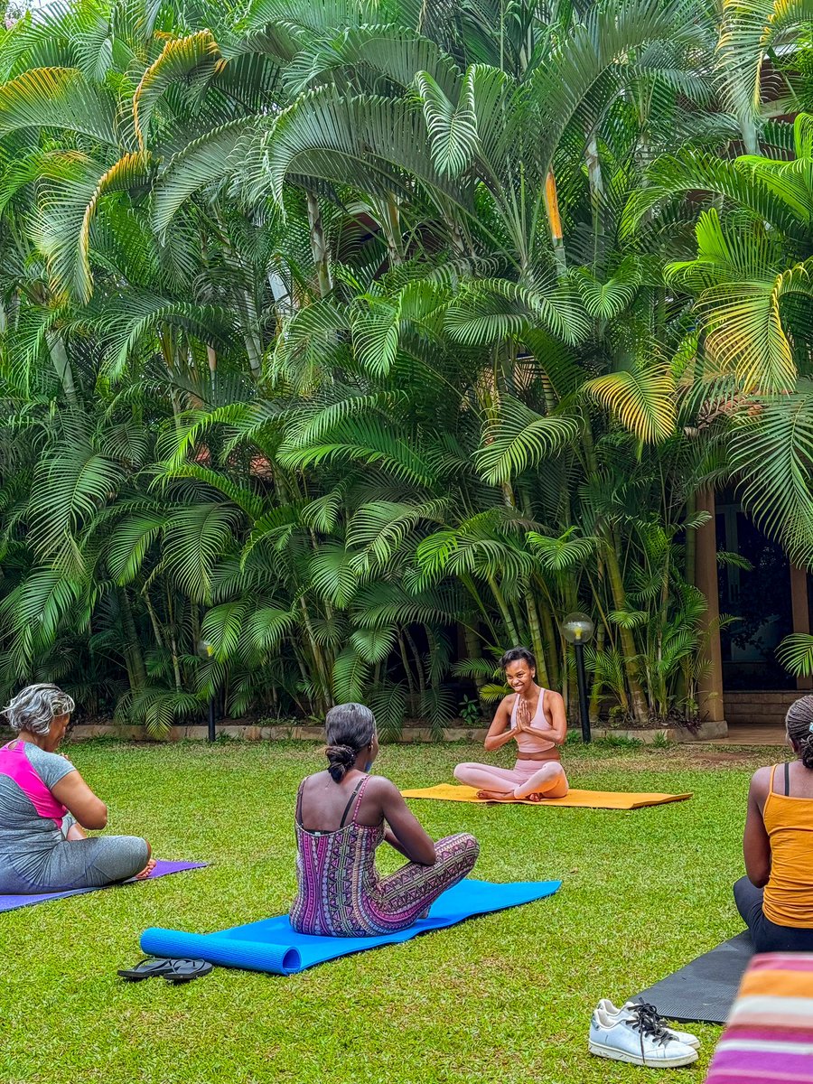 hotelnumber5ug's tweet image. Kickstart your weekend with refreshing morning aerobics and yoga every Saturday. 
Feel the stress of the week melt away as you energize your body and mind, setting the perfect tone for the days ahead. 

#weekendwellness