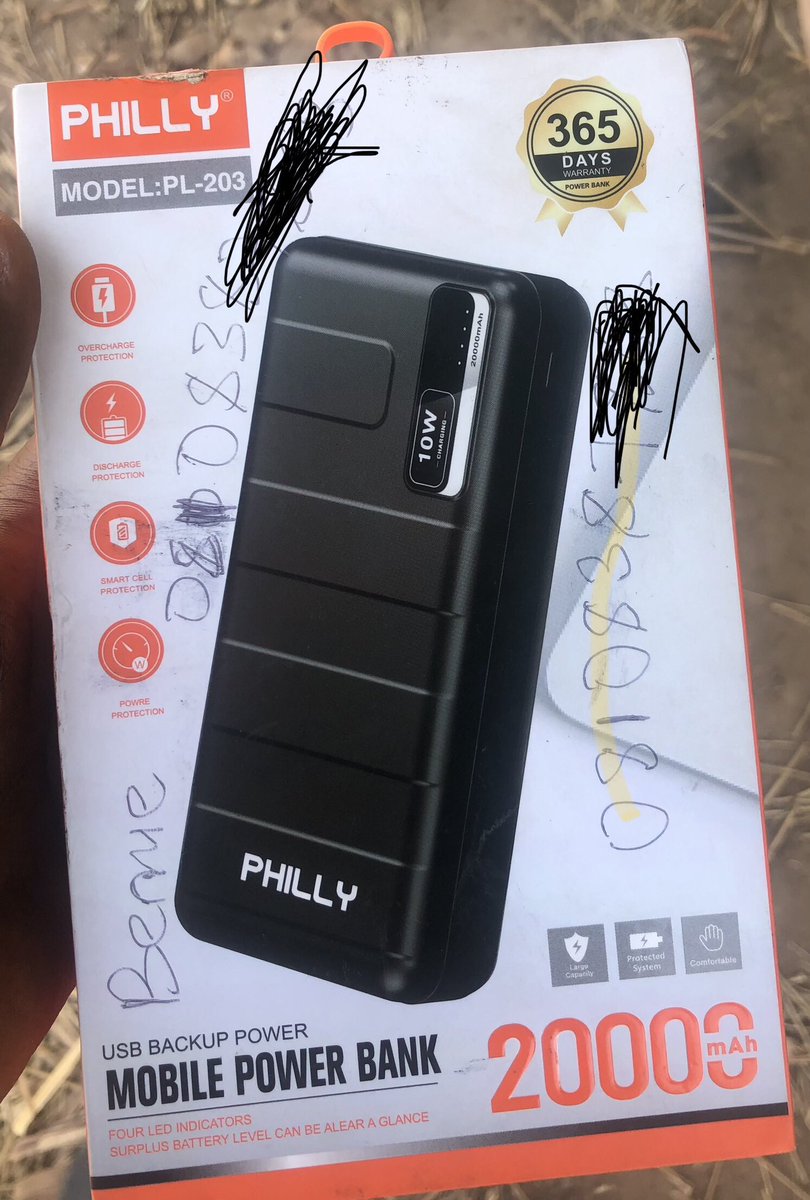 EricAnnune's tweet photo. Thank you @CantStartover 

@philly powerbank received 

Kindly patronize @shugar_obum for more

May God continue bless the works of your hands 🙌🙏 https://t.co/tdwPaqKFYh