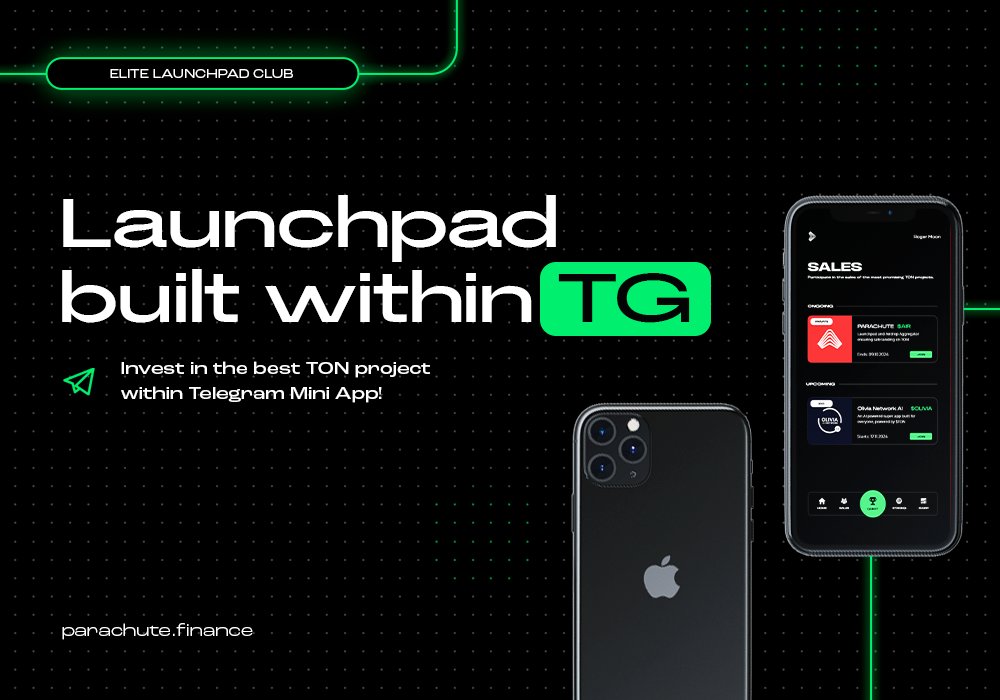 GM $TON 💎

We're thrilled to announce that our launchpad will be fully built within our Telegram Mini App! 🥳

With that being said - you will have a chance to participate in the sales of the most promising $TON projects with ease, as you like - natively on <a href="/telegram/">Telegram Messenger</a> 

First