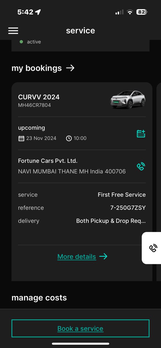 ⁦<a href="/TataMotors_Cars/">Tata Motors Cars</a>⁩ ⁦<a href="/TataMotors/">Tata Motors</a>⁩ ⁦<a href="/Fortunecars2/">FortuneCarsindia</a>⁩ ⁦<a href="/Fortunecars1/">Fortune Cars</a>⁩ 
It’s 3:30 pm 23rd Nov 2024, service booked for 10 AM pickup. Till now no update …