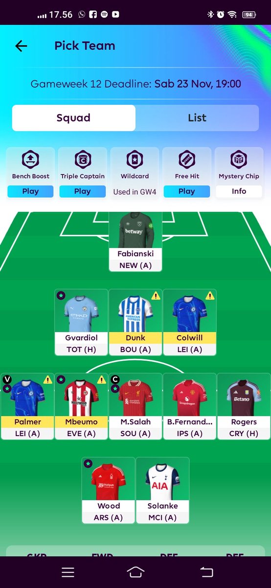 “Ini dia lineup tim FPL ku minggu ini! Tim FPL mu gimana? Yuk ikutan #FPLSTADEO untuk menangin 1jt &amp; 5jt! Klik untuk info lebih lanjut” Lalu screenshot dan submit di aplikasi Stadeo📲