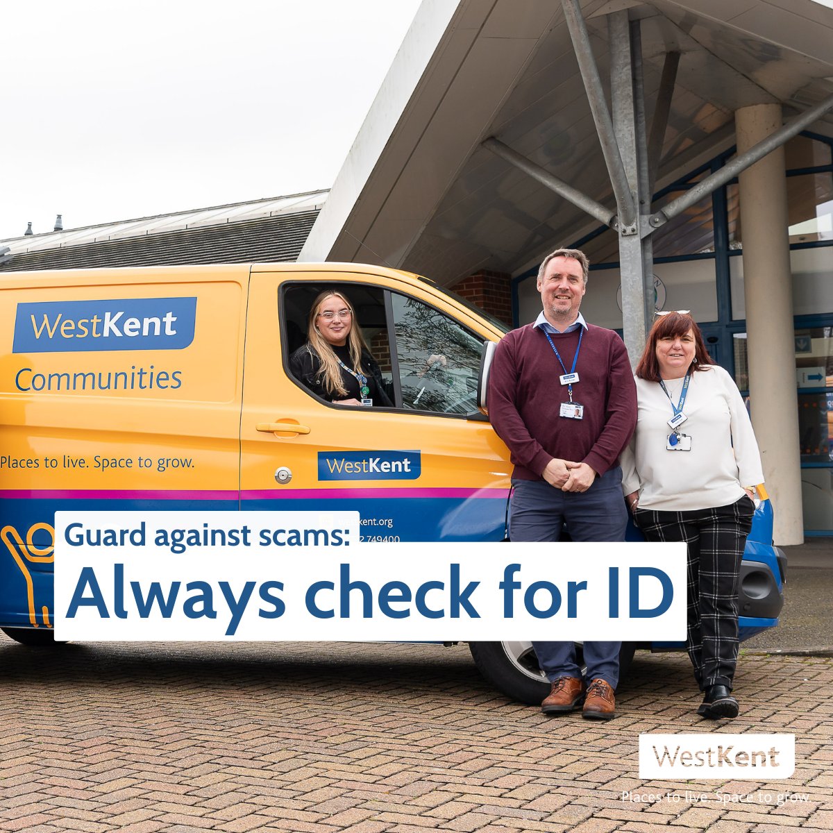 West_Kent's tweet photo. 🚨 Stay scam-aware! 🚨 

Protect yourself with these tips: 

👤 Ask for ID - our staff &amp; contractors always carry it. 
🔒 Don’t share personal info if something feels off. 
❓ Trust your instincts - contact us if unsure. 

Learn more: https://t.co/cwjWvRM5FK 

#ScamAwareness https://t.co/qXCl1siWNB
