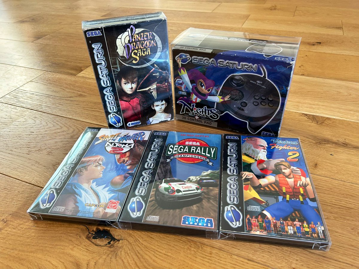 GregMathews1's tweet image. As the #SEGASATURN turns 30, what are your top 5 games on the console?

Did you play them at the time or discover them later?

Here’s mine (in no particular order!):
- Panzer Dragoon Saga
- NiGHTS Into Dreams
- Sega Rally Championship
- Virtua Fighter 2
- Street Fighter Alpha 2