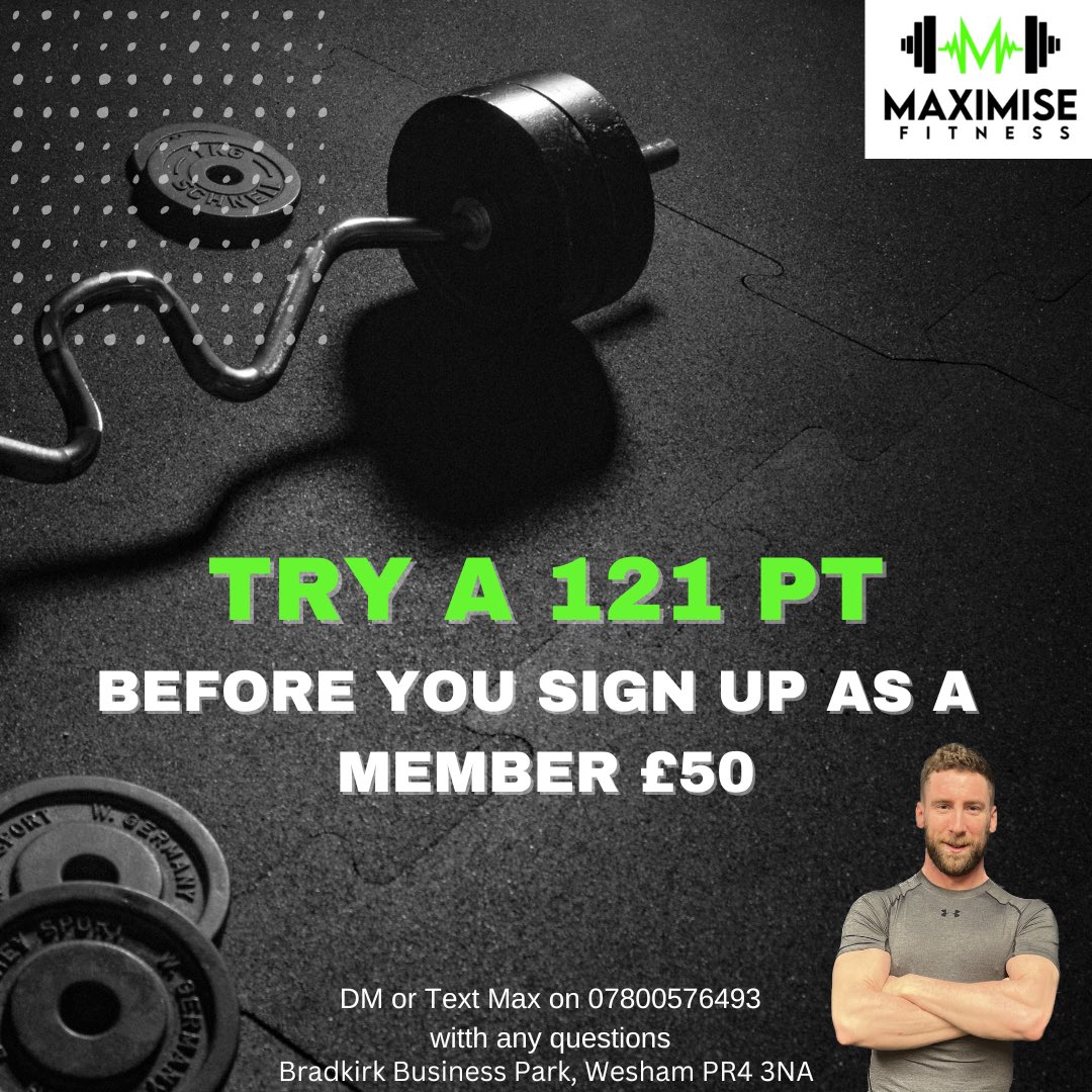 Instagram/Facebook 
MaximiseFitness