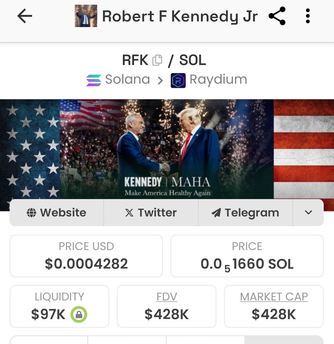 Get some $SDOGE and $RFK 

Before it too late utility makes more sense in bull market mark my word <a href="/JeffKirdeikis/">Jeff Kirdeikis</a> 

Is Defferent 🤑🤭