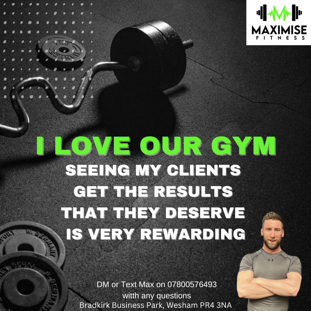 Instagram/Facebook 
MaximiseFitness