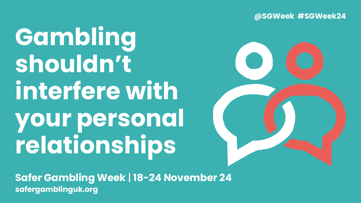 Relationships matter more than any win or loss. Prioritise time with friends and family over gambling. #SGWeek24