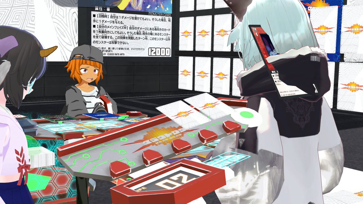 VazaR_VR's tweet photo. #VRChat で遊べるボードゲーム
#VRクラウドロウ が #VazaR から本日発売！

山札は2人で1つ⁉︎
TCG最初期のような殴り合いと
リソースをガンガン使う爽快感を楽しもう

発売後1ヵ月間は無料で体験可能！
さらに12月1日22時から体験会も実施します！
購入は以下のツリーから https://t.co/sHyU6p0TAq