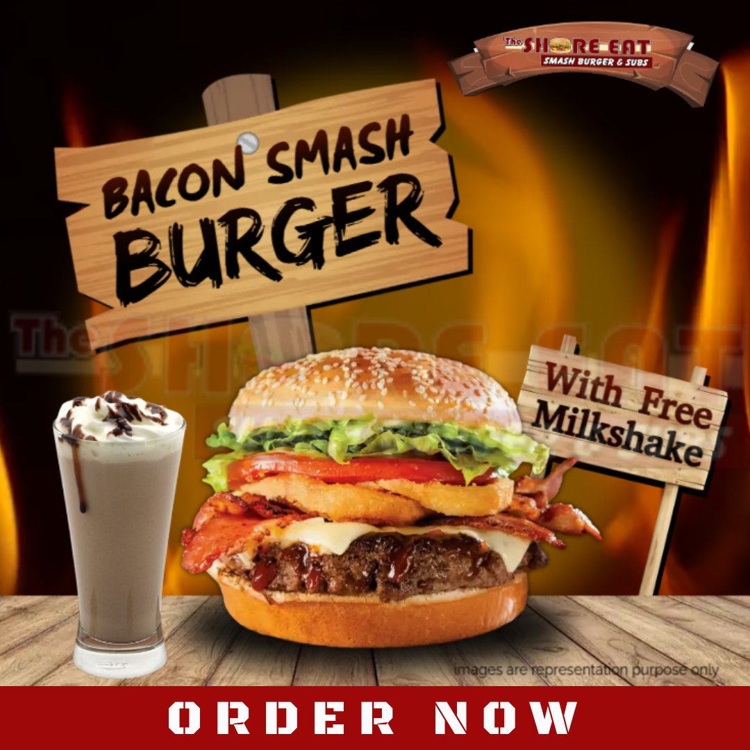 theshore_eat's tweet photo. πCraving something delicious? Try our Bacon Smash Burgerβpacked with flavor and served with a FREE milkshake! Perfect for a satisfying meal. Donβt miss out!π
#BaconSmashBurger #FreeMilkshake #BurgerLovers #DeliciousDeals
πππππ¬π’ππ: https://t.co/3vHOrcdP3M https://t.co/KcAxAagkxq