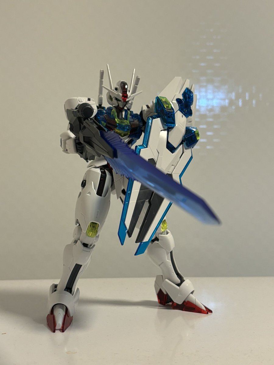 nicchu0205's tweet photo. どノーマル・・・けどやっと完成🤩

#水星の魔女　#ガンプラ　#ポージングがスゴい https://t.co/JUB0JcW0Ip