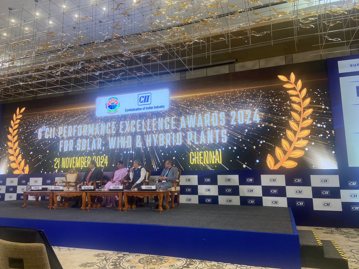 AvghniSolar's tweet photo. 🌟 Proud to share that #AvghniSolar is recognized for Excellence in Performance under the Rooftop Solar category at the CII #PerformanceExcellenceAwards2024! 🏆  

Grateful to our amazing team, customers, and partners for supporting us on this journey toward a greener future! 🌞 https://t.co/LHe7OgS6e3