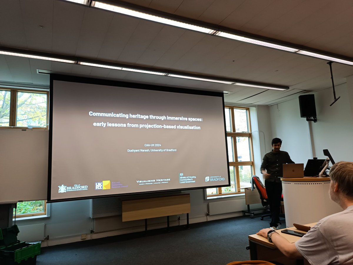 CAA-UK (@caa_uk) on Twitter photo Immersive storytelling meets heritage: Dushyant Naresh shares cutting-edge video and projection techniques for engaging public narratives. π₯ #CAAUK2024
 #VisualisingHeritage #Archaeology #ImmersiveStorytelling Immersive storytelling meets heritage: Dushyant Naresh shares cutting-edge video and projection techniques for engaging public narratives. π₯ #CAAUK2024
 #VisualisingHeritage #Archaeology #ImmersiveStorytelling