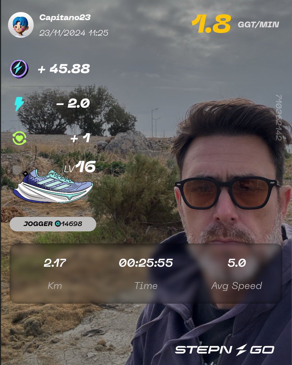 AndreasLoug23's tweet photo. Breaking records…

#STEPNGWR

@Stepnofficial

#STEPNGO 
#fsl #AlphaTesting #fitness #Consistency #movetoearn #walktoearn #stepn #stepngoer #walk #run #crypto #web3 #gmt #GGT #sports #STEPNeveryday #STEPNisfamily #STEPNaroundtheword #motivated https://t.co/SWaC8eiYyy