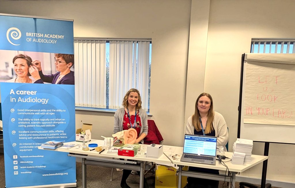 Steve Blakeway ANP (@steveblakeway) on Twitter photo Career day with <a href="/katiepbkatiepb/">Katie</a> <a href="/BAAudiology/">British Academy of Audiology</a> <a href="/TSDFT_AHPs/">Torbay and South Devon NHS AHPs</a>
Kate graduated <a href="/dmuleicester/">dmuleicester</a> last year with a <a href="/TorbaySDevonNHS/">Torbay and South Devon NHS Foundation Trust</a> apprenticeship, now passing the torch on 🎓 Career day with <a href="/katiepbkatiepb/">Katie</a> <a href="/BAAudiology/">British Academy of Audiology</a> <a href="/TSDFT_AHPs/">Torbay and South Devon NHS AHPs</a>
Kate graduated <a href="/dmuleicester/">dmuleicester</a> last year with a <a href="/TorbaySDevonNHS/">Torbay and South Devon NHS Foundation Trust</a> apprenticeship, now passing the torch on 🎓