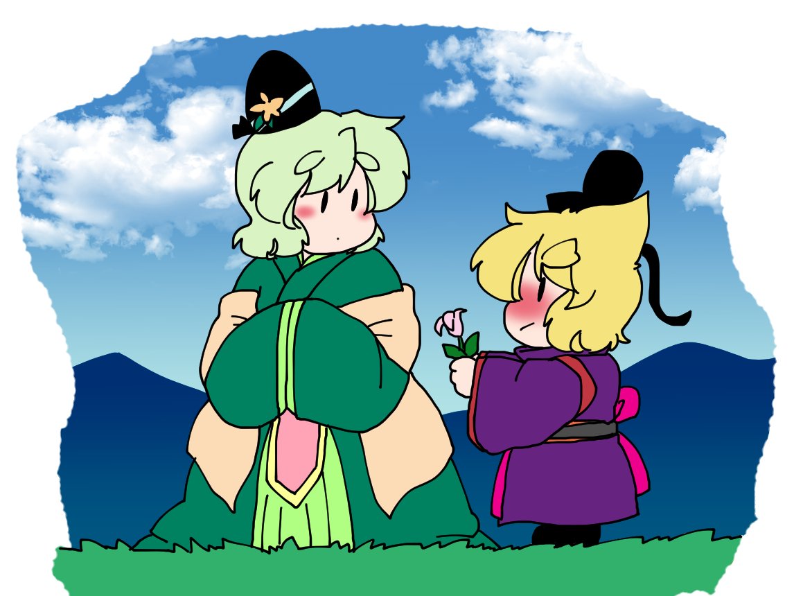 蘇我屠自古(東方プロジェクト) 「」|柳太のイラスト