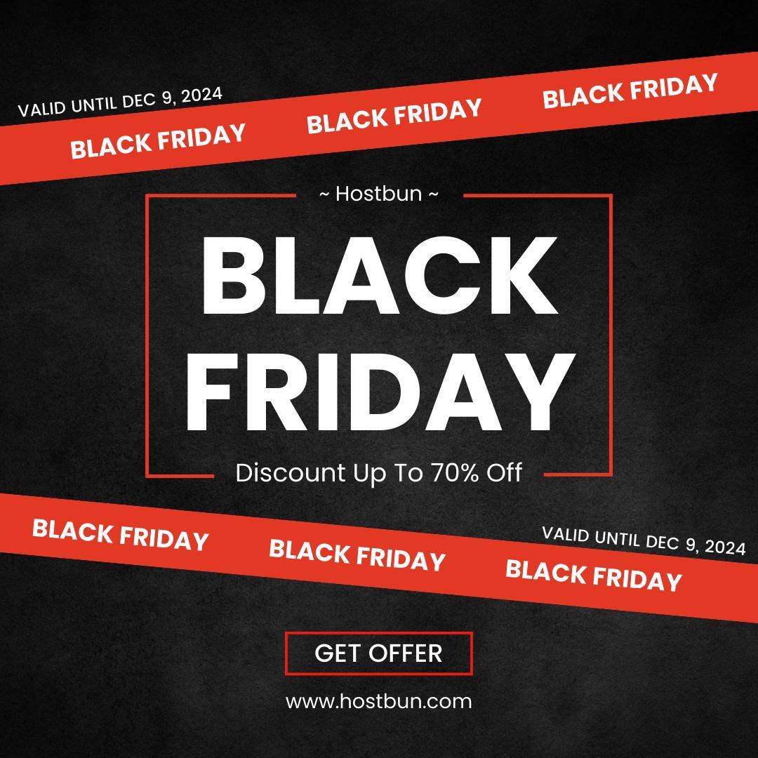 Hostbun's tweet photo. 🔥 BLACK FRIDAY SALE ALERT! 🔥

Ready to supercharge your web hosting experience? Hostbun's biggest sale of the year is NOW LIVE! 🚀 

50% OFF for new customers: BFNEW50
30% OFF renewals: BFRENEW30
70% OFF 3-year plans: BF3YEAR70

Valid till Dec 9th! ⏰

#blackfriday #hostbun https://t.co/eiObWE5LMH