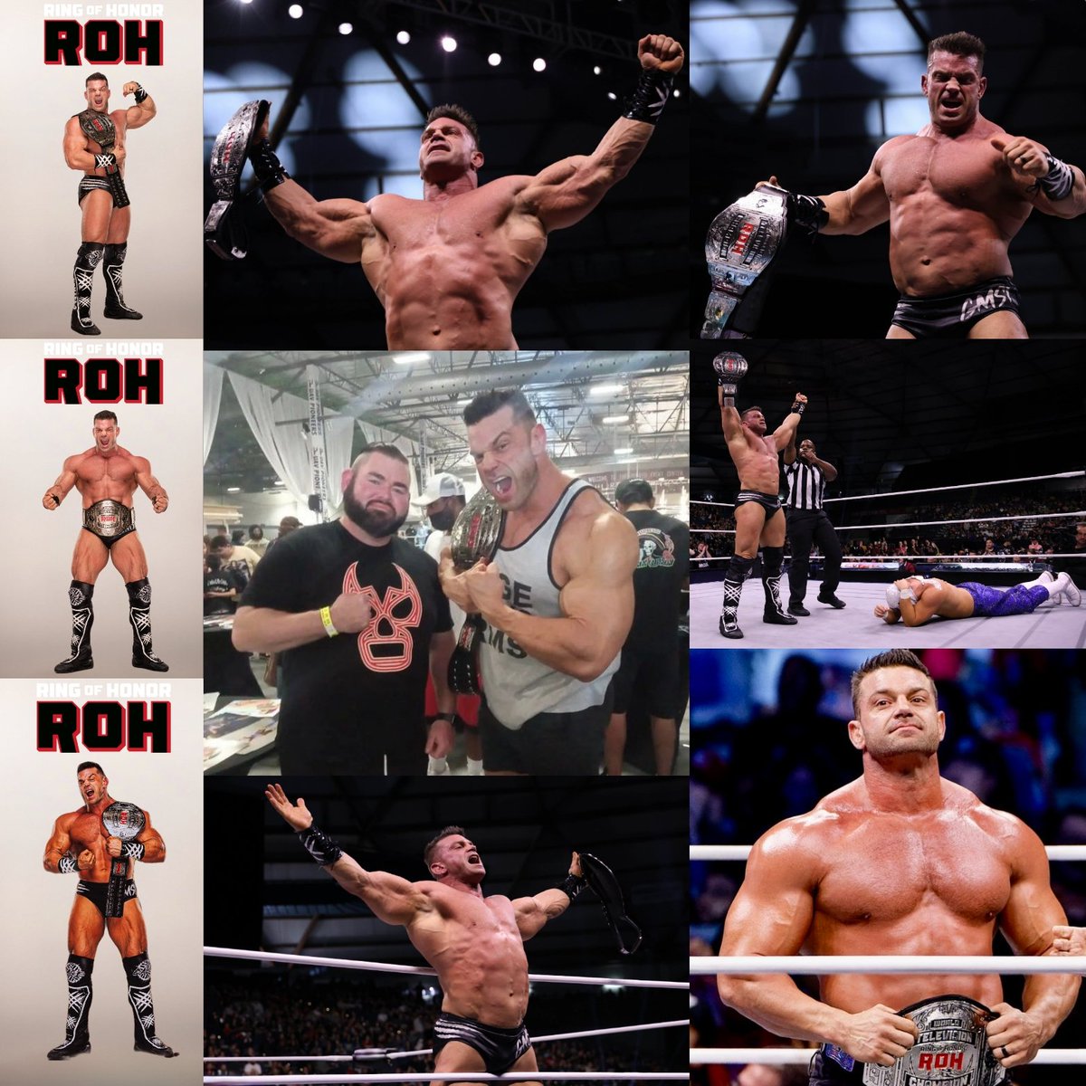 KedrickBurton's tweet photo. Brian Cage (The 1-Time @RingOfHonor World Television Champion & The 28th Ring Of Honor World Television Champion). ๐บ๐ธ #BrianCage #WorldTelevisionChampion #RingOfHonor #ROH https://t.co/WCR7qMf7Pu