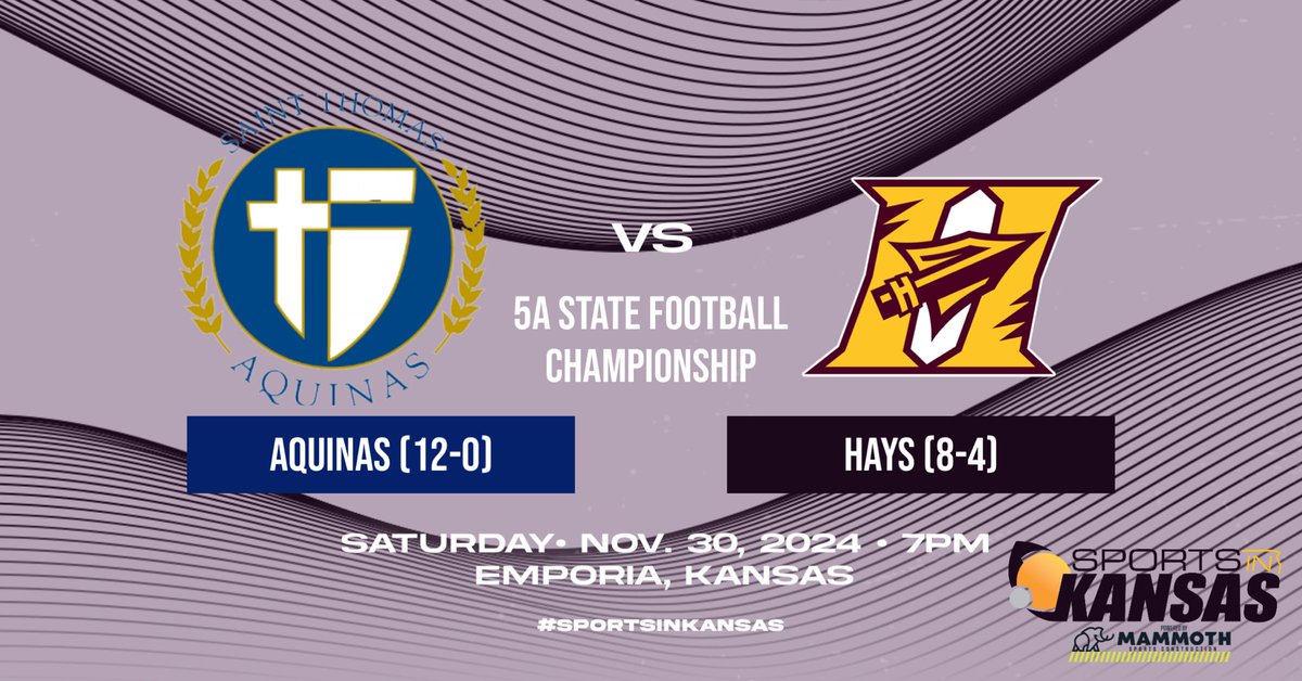 5A State 🏈Championship Game. #sportsinkansas