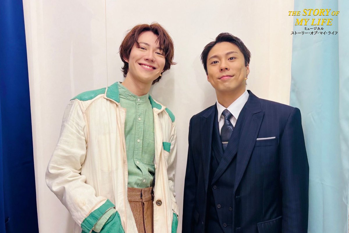 soml_jp's tweet photo. #ストーリーオブマイライフ 本日大阪昼公演をもって、
#山崎大輝 ＆ #小野塚勇人 ペアも大千穐楽を迎えました✨
ご来場いただいた皆様、応援してくださった皆様、誠にありがとうございました🙏

改めてカーテンコールの様子をお届けします👼

＃SOML #太田基裕 #牧島輝 #山崎大輝 #小野塚勇人 https://t.co/v7TzaDmRiR